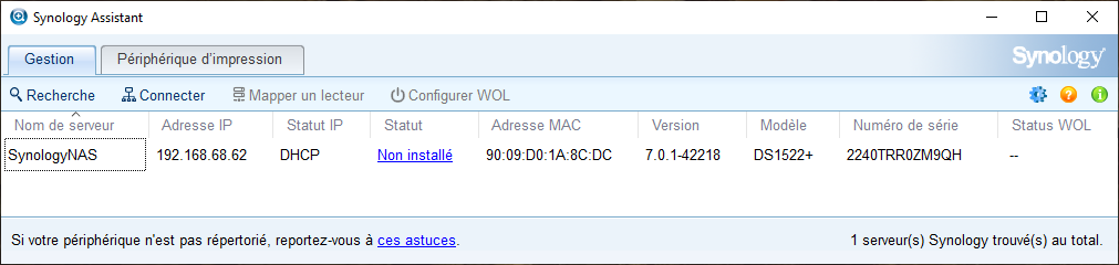 Synology DS1522+ © Nerces