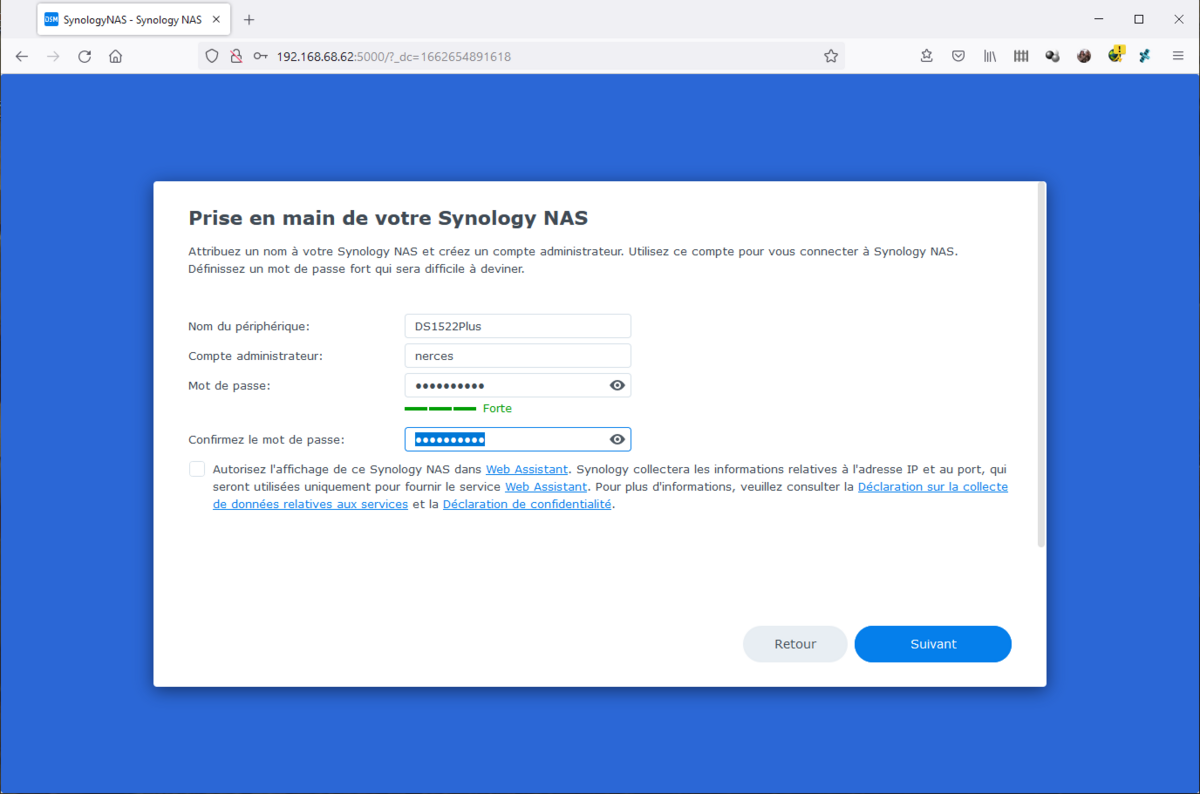 Synology DS1522+ © Nerces