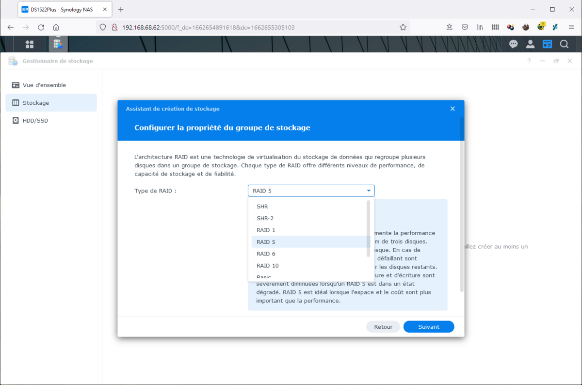 Synology DS1522+ © Nerces