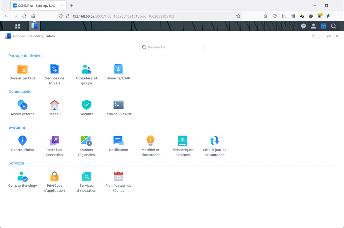 Synology DS1522+ © Nerces