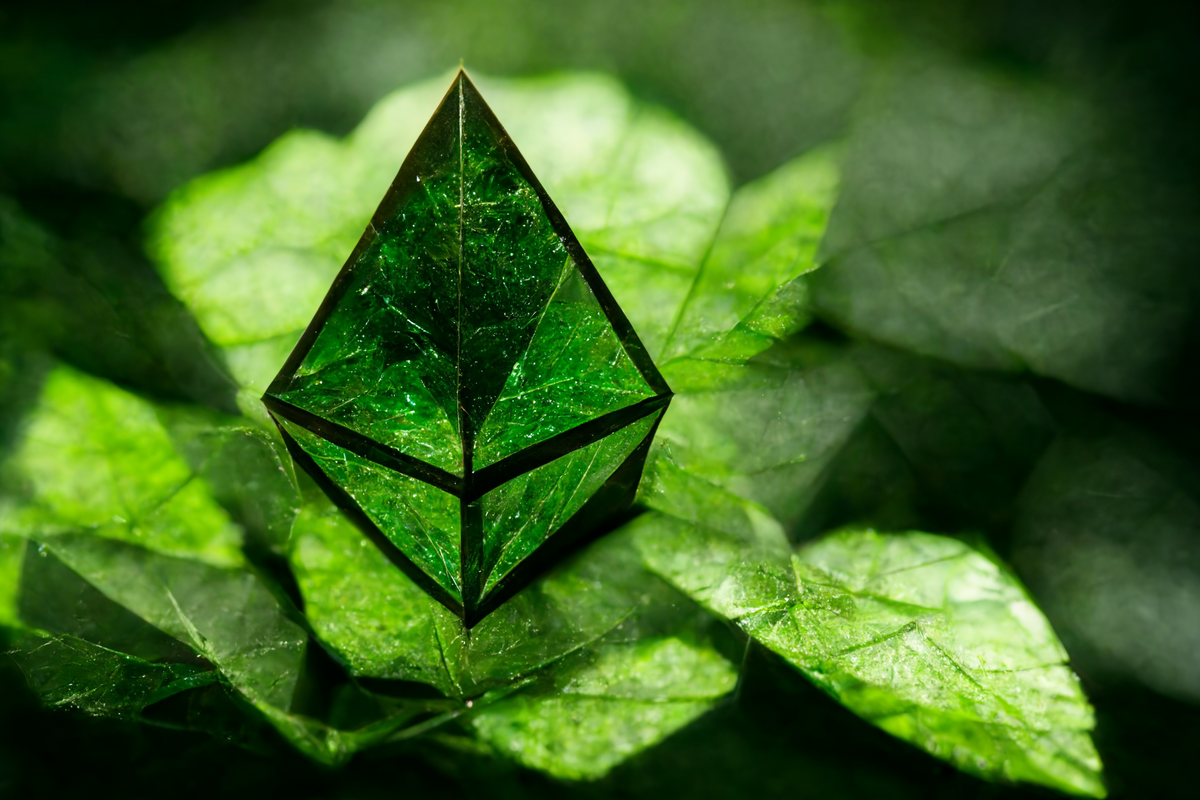 ethereum mining goes green © Mid-Journey