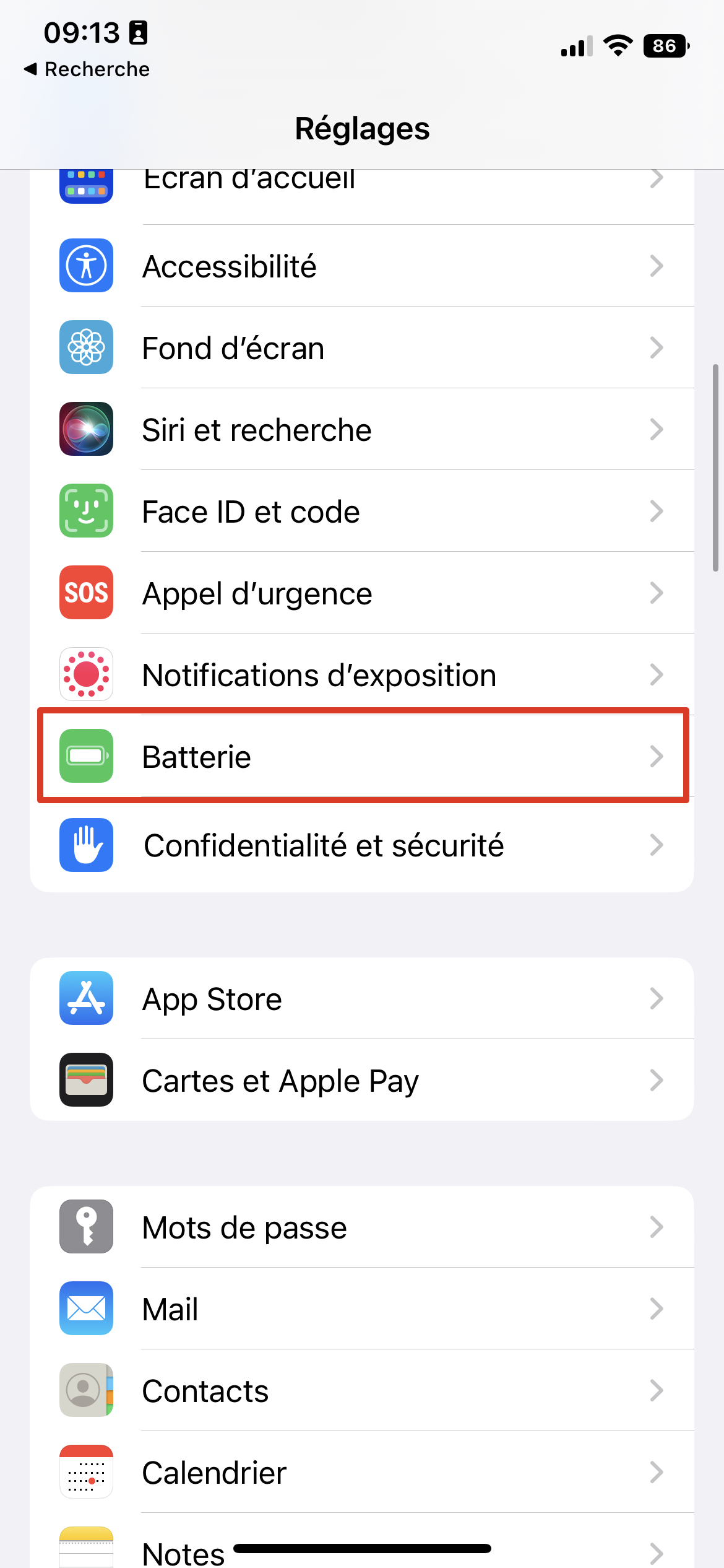 iOS 16 Indicateur Batterie © © Mathieu Grumiaux pour Clubic