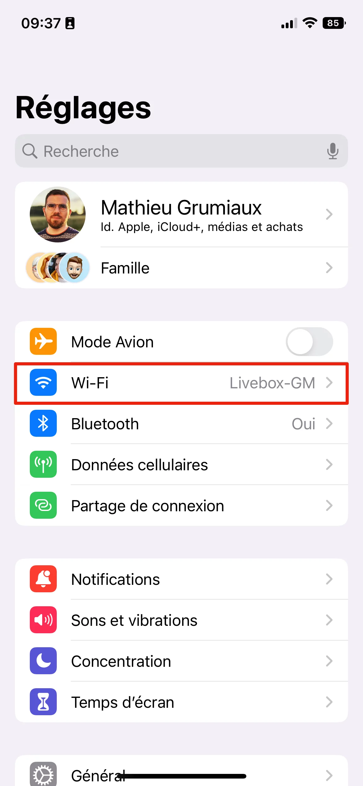 iOS 16 Mot de passe Wi-Fi © © Mathieu Grumiaux pour Clubic