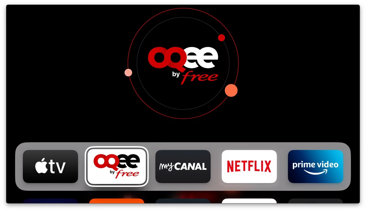 Oqee Free Apple TV © Stephane Ruscher / Clubic.com