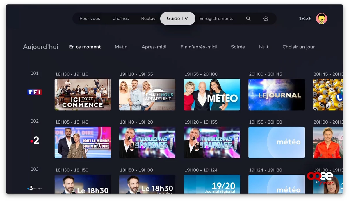 Oqee Free Apple TV © Stephane Ruscher / Clubic.com