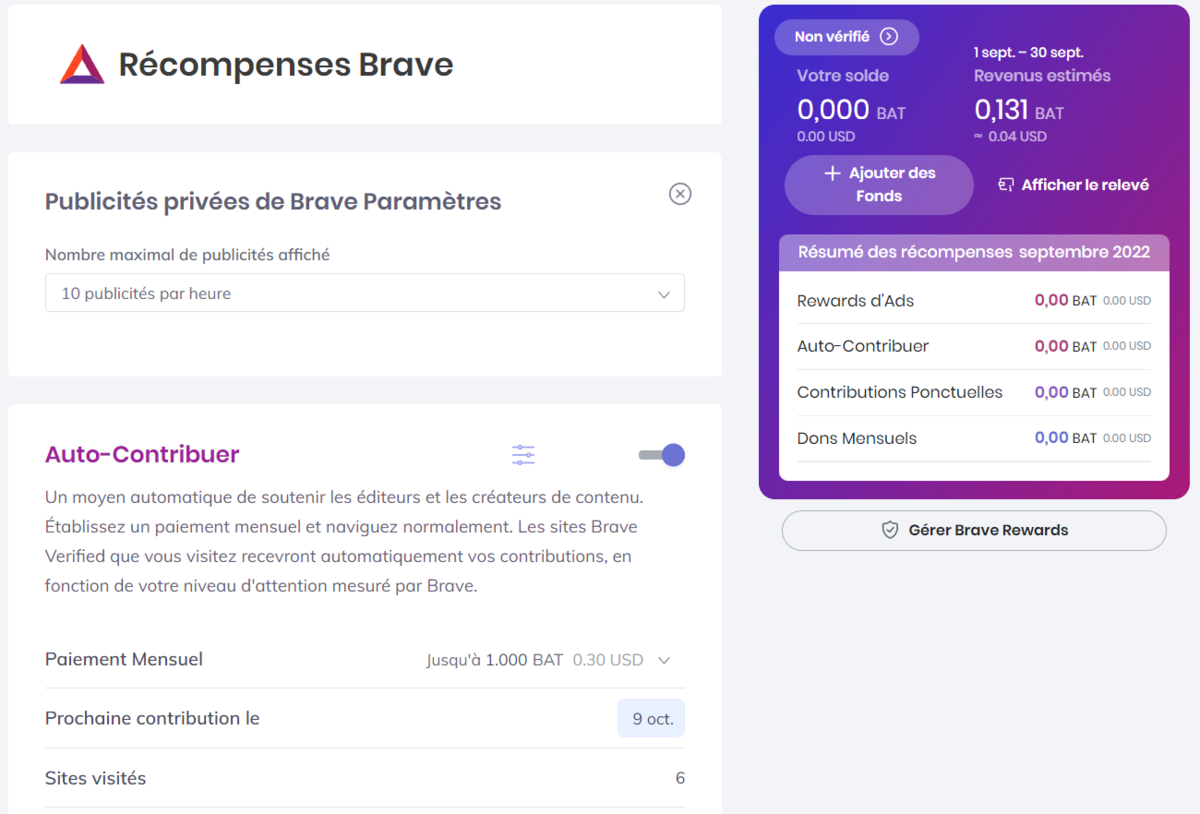 brave rewards © clubic.com