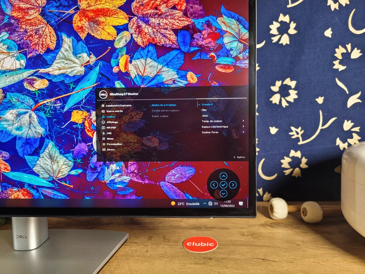 Test Dell UltraSharp U2723QE © Matthieu Legouge