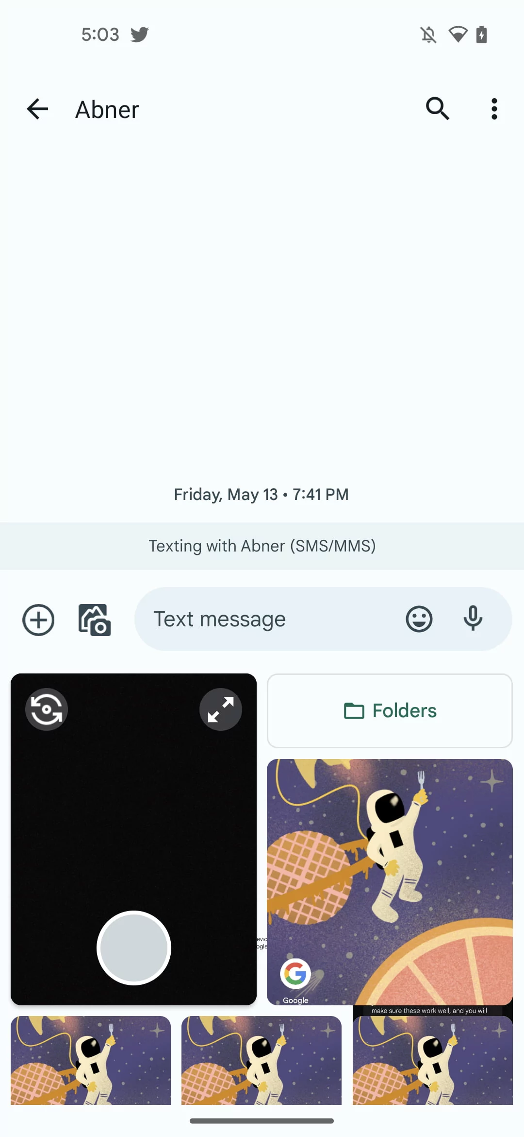 Google Messages Galerie Photo © © 9to5Google