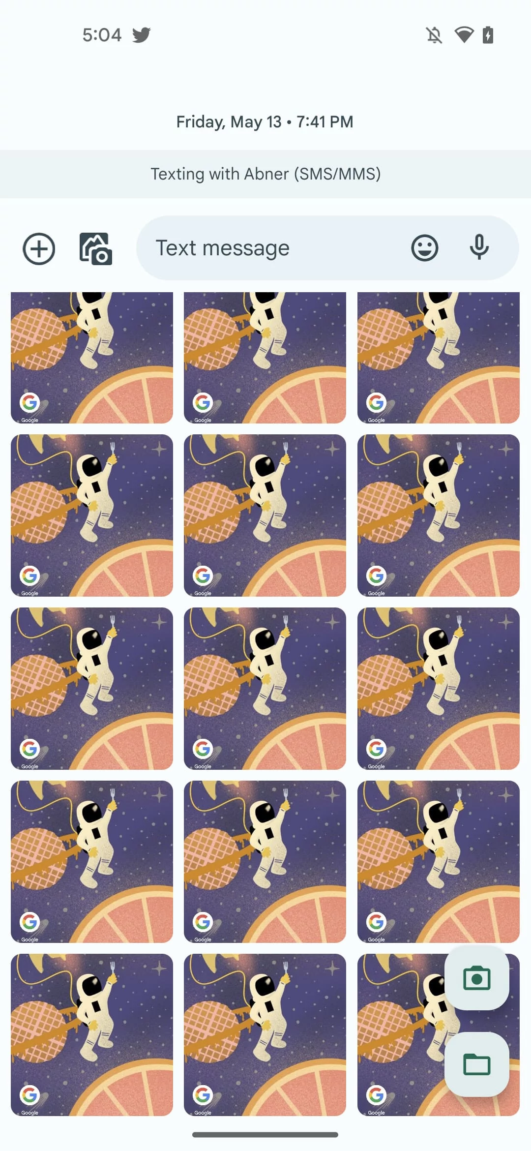 Google Messages Galerie Photo © © 9to5Google