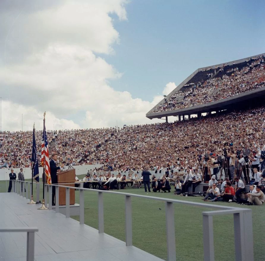 JFK discours Rice We Choose to go to the moon 3 © NASA/Inconnu