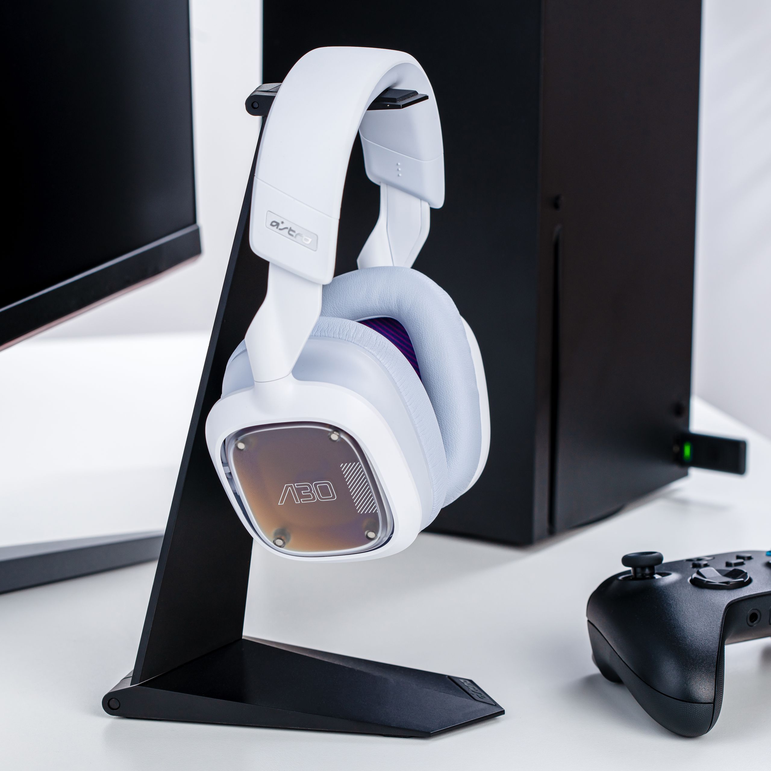 Casque gaming filaire + sans fil avec micro Logitech Astro A30 - Blanc