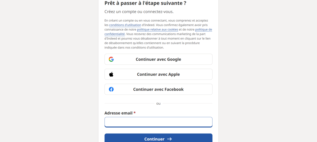 compte indeed web