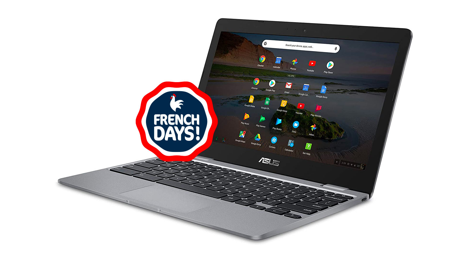 French Days ce PC portable Asus Chromebook C223 chute à un prix jamais vu