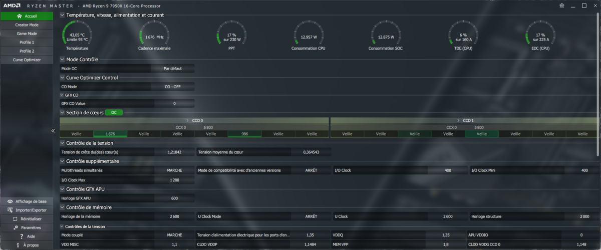 AMD Ryzen Master © Nerces