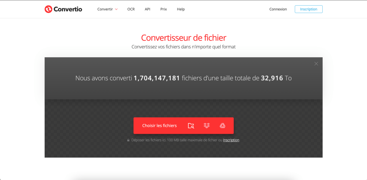 Convertio screen 3