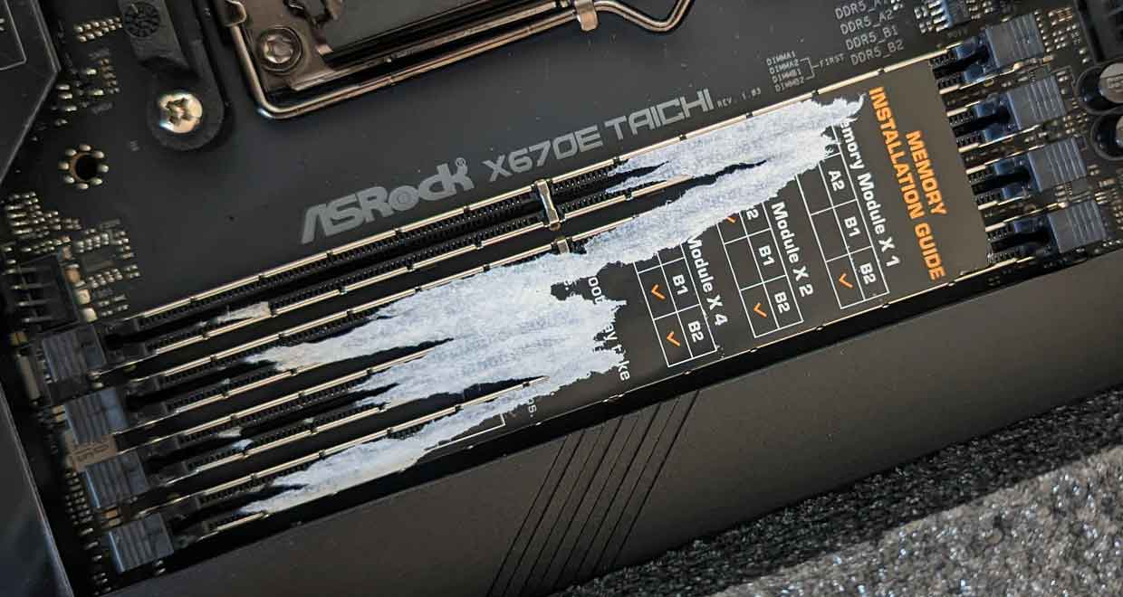 Des cartes mères ASRock remplacées à cause... d'un autocollant