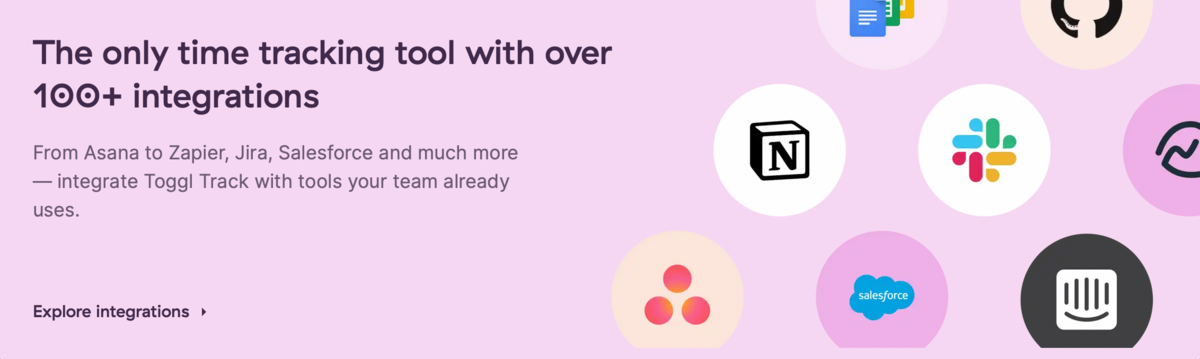 Toggl track screen 3