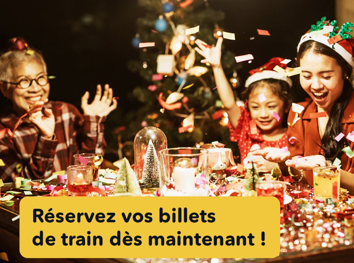 Bon plan : c'est aujourd'hui que SNCF Connect ouvre la vente des billets de train pour les fêtes (et que c'est moins cher) !