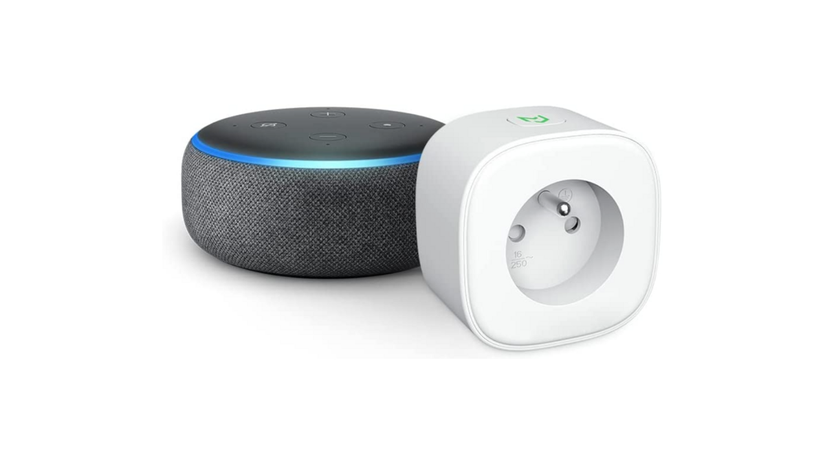Echo Dot 3 + Meross Smart Plug © Amazon