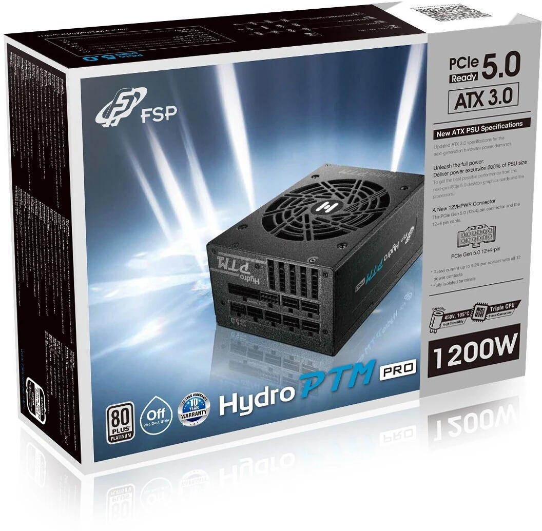 FSP Hydro G Pro ATX 3.0 (PCIe 5.0) au meilleur prix sur