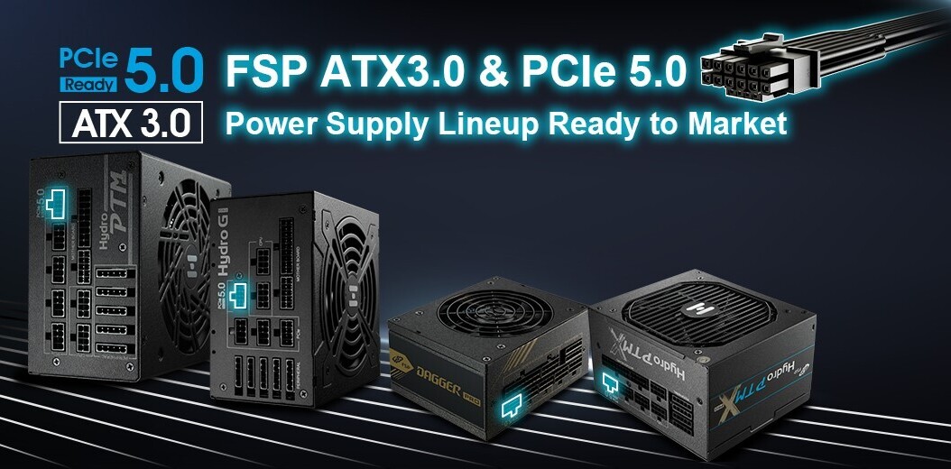 FSP annonce ses premières alimentations ATX 3.0 avec connecteur PCIe Gen 5.0