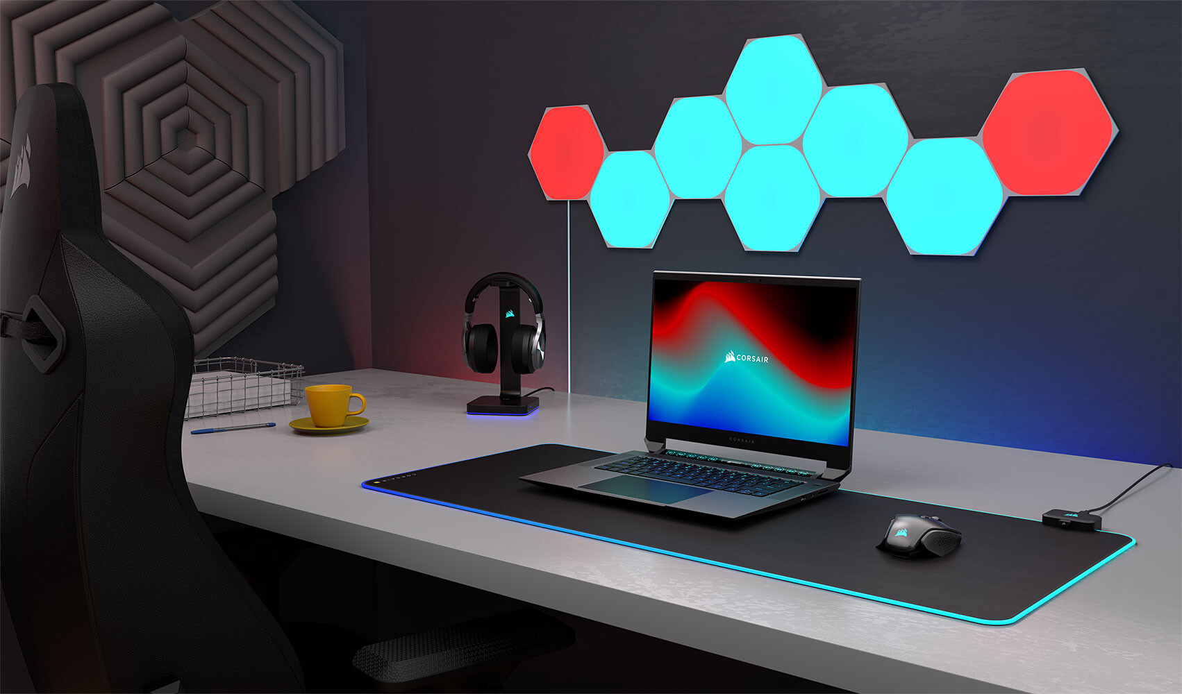 Corsair et Nanoleaf s'associent pour vous en mettre plein les yeux