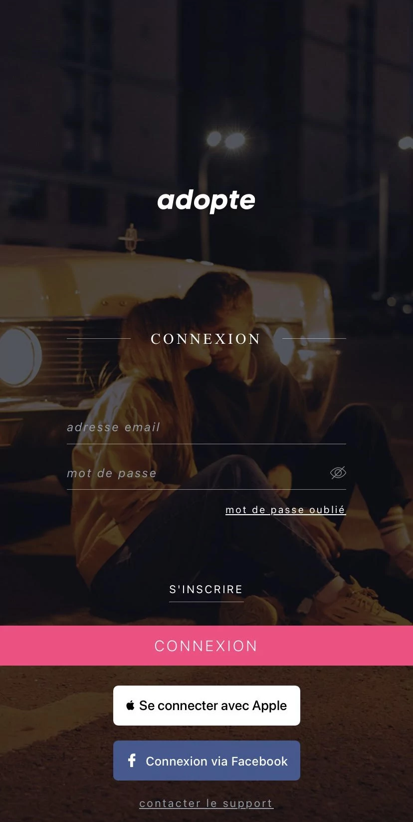 connexion adopte