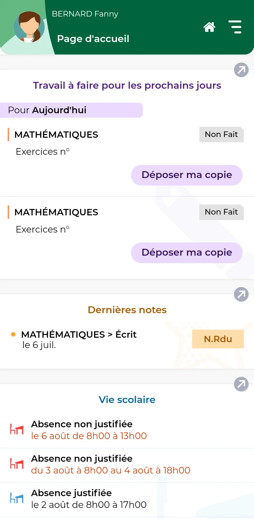 accueil pronote © https://play.google.com/store/apps/details?id=com.IndexEducation.Pronote&hl=fr&gl=US