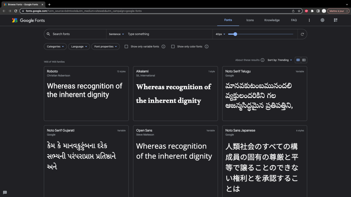 Google Fonts