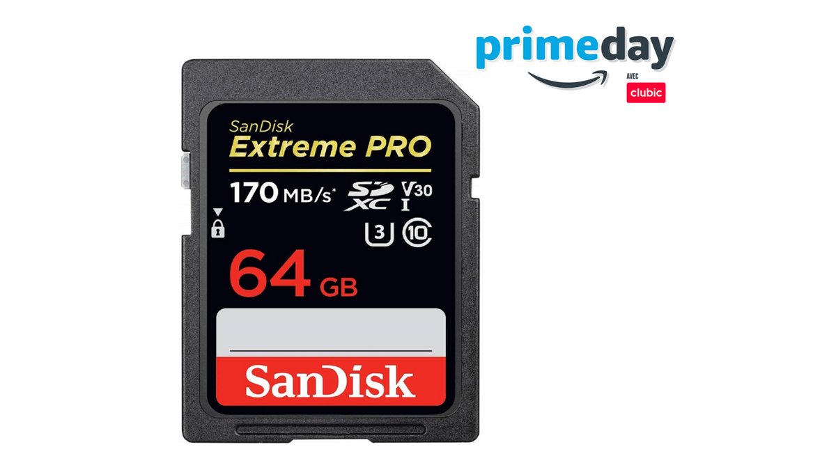 La carte SD SanDisk Extreme Pro 64 Go