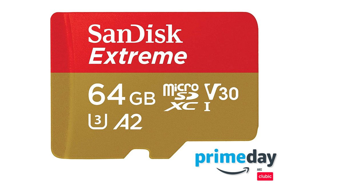 La carte microSDXC SanDisk Extreme 64 Go