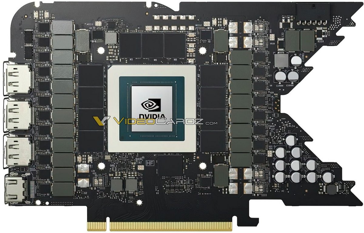 NVIDIA GeForce RTX 4090 PCB © Videocardz