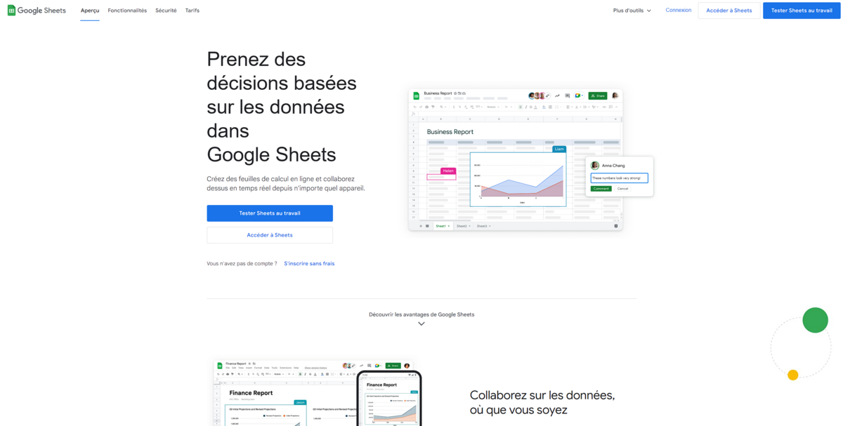 Google Sheets