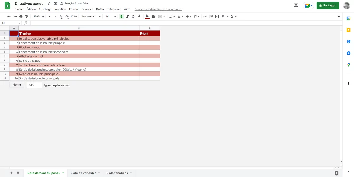 Google Sheets