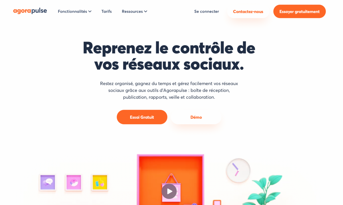 Agorapulse screen 2