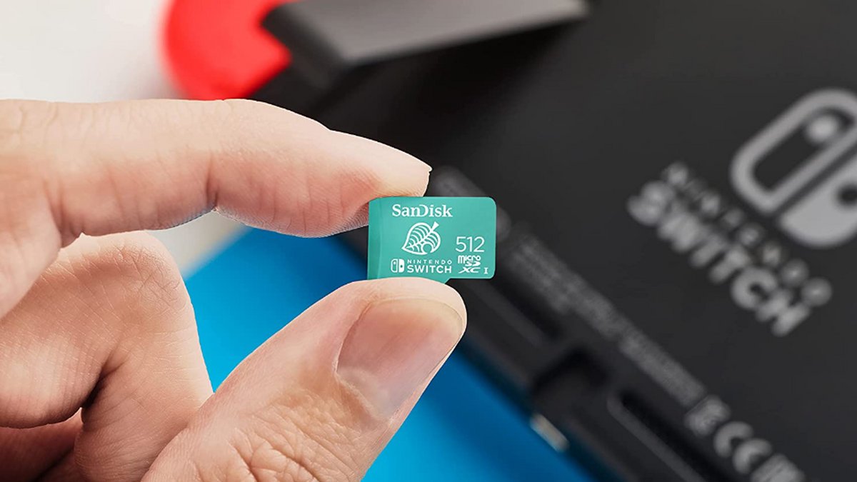 La carte microSD SanDisk Nintendo 512 Go