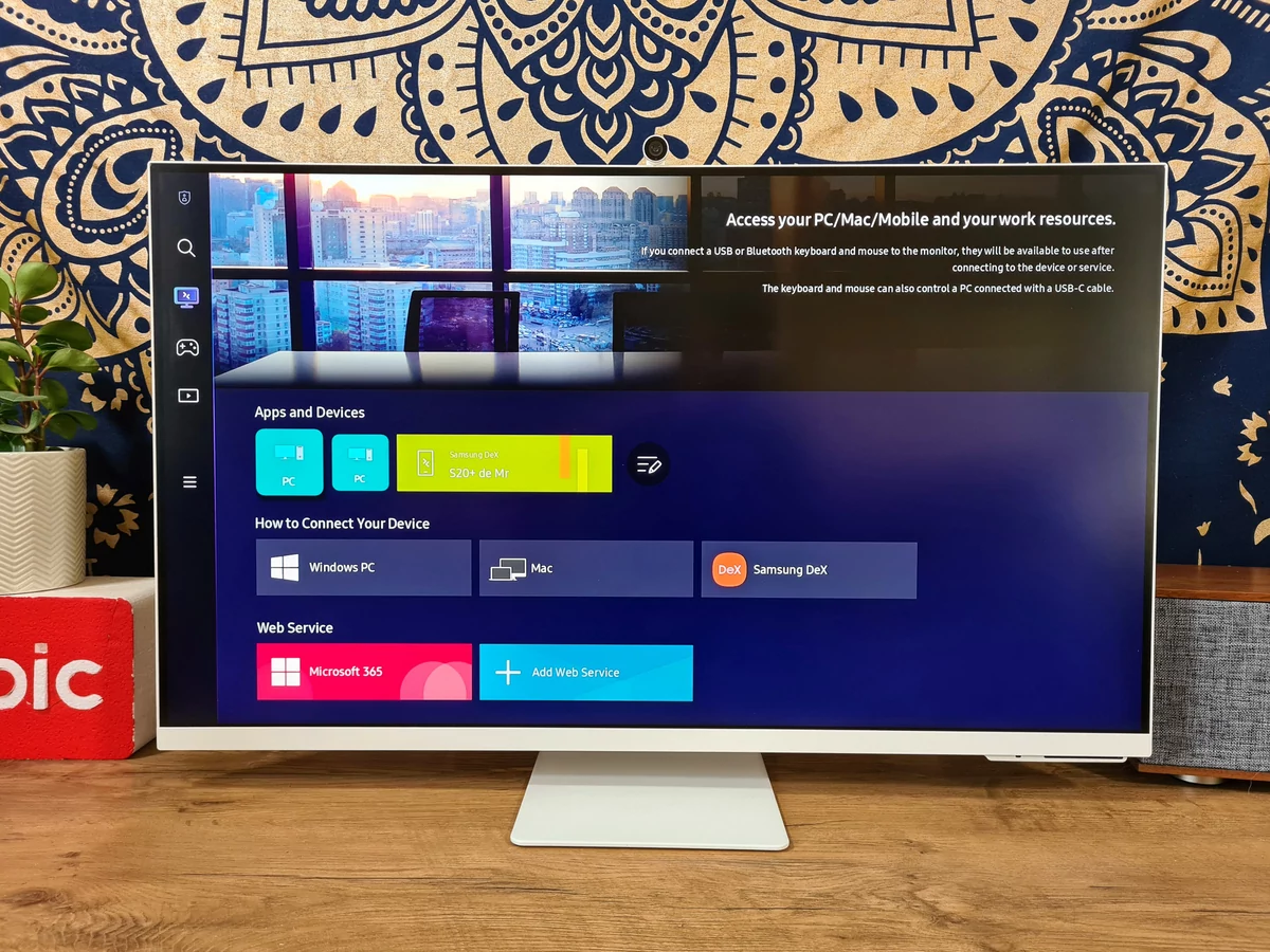 Test Samsung Smart Monitor M8 © Matthieu Legouge
