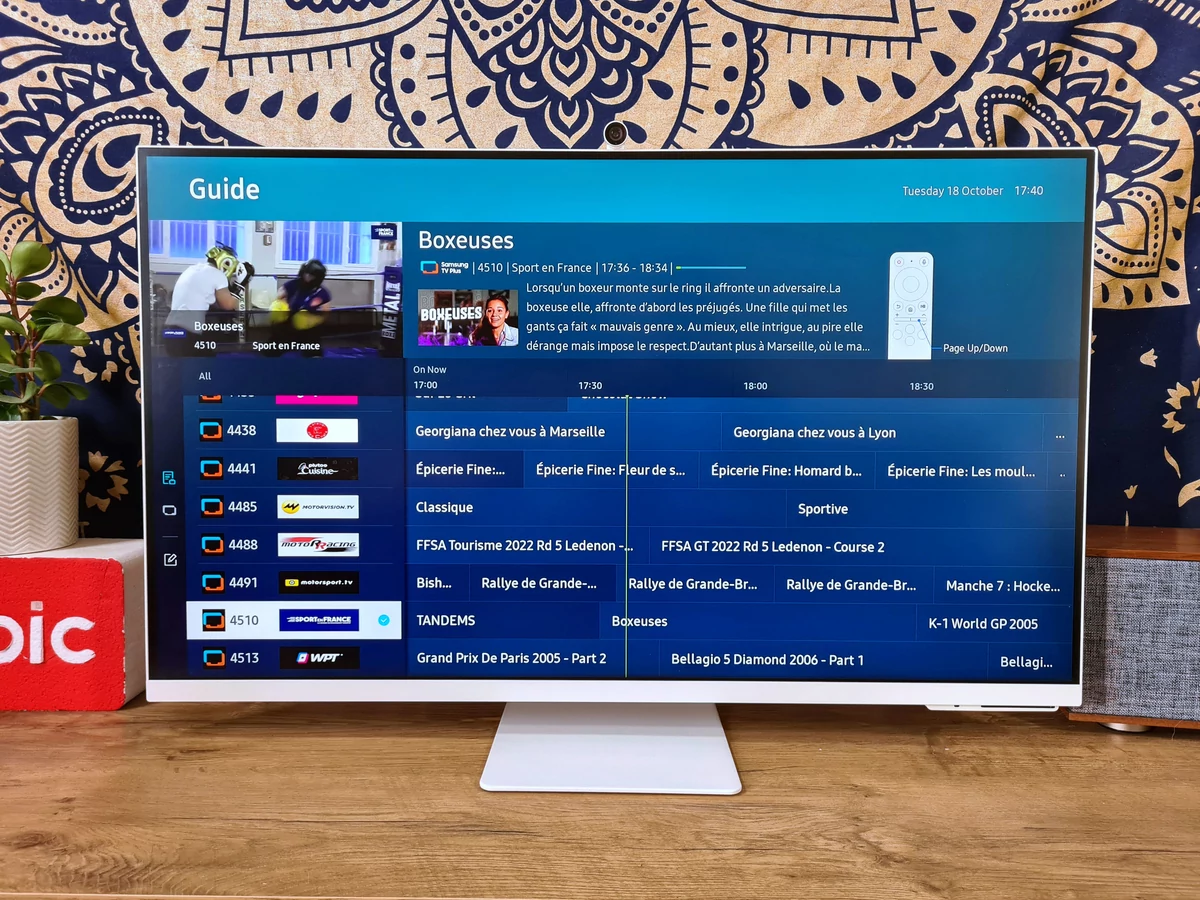 Test Samsung Smart Monitor M8 © Matthieu Legouge