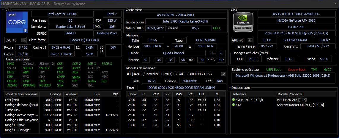 Intel Raptor Lake Core i9-13900K © Nerces