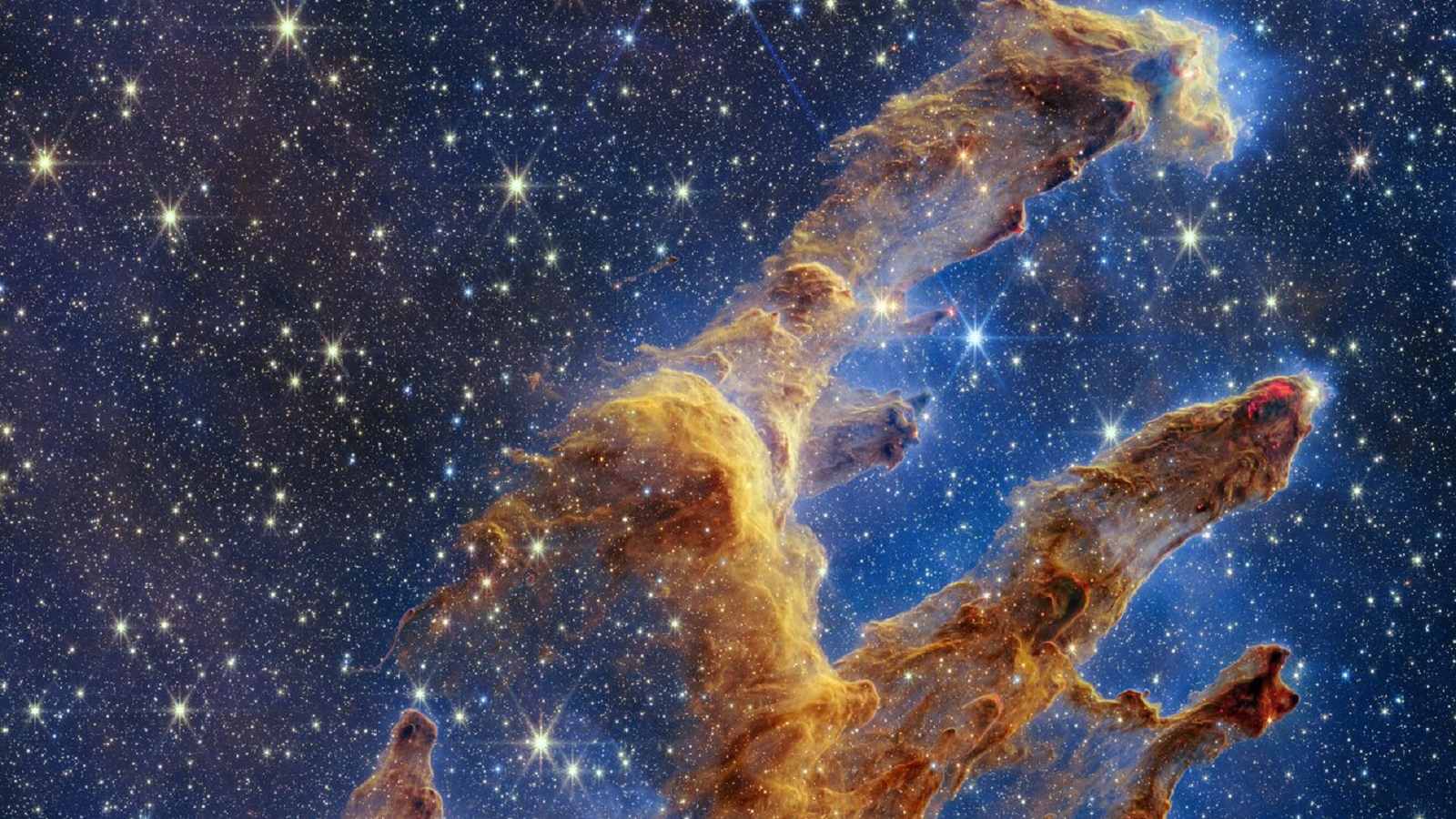 Le télescope James Webb nous envoie une incroyable carte postale des piliers de la création