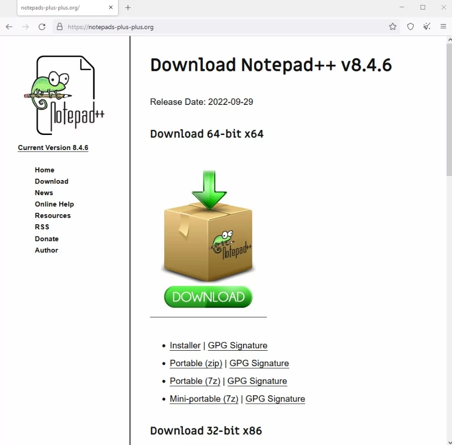 notepad imitation