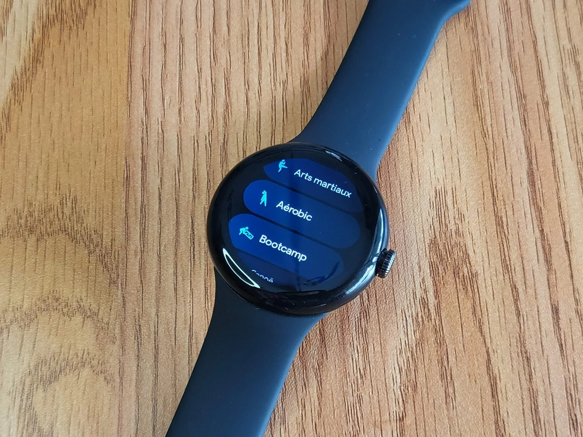 Pixel Watch - Liste sports © Johan Gautreau