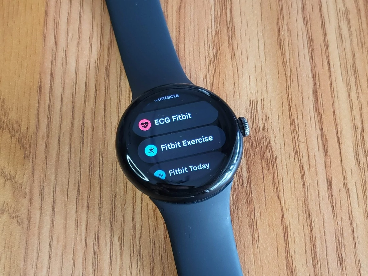 Pixel Watch - Liste applications © Johan Gautreau