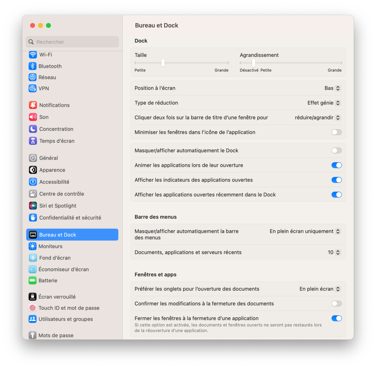 macOS Ventura Réglages système © Mathieu Grumiaux pour Clubic