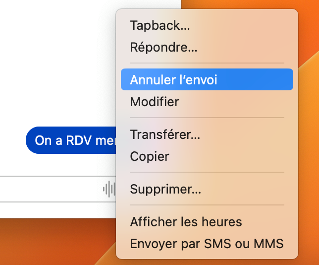 macOS Ventura Messages © Mathieu Grumiaux pour Clubic