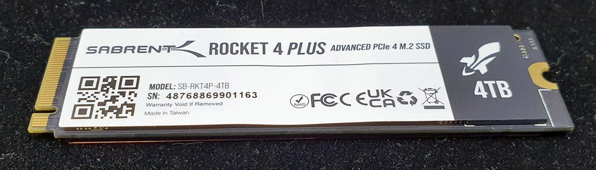 Sabrent Rocket 4 Plus 4 To (176L) © Nerces