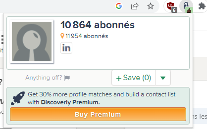 Discoverly extension © Discoverly.me