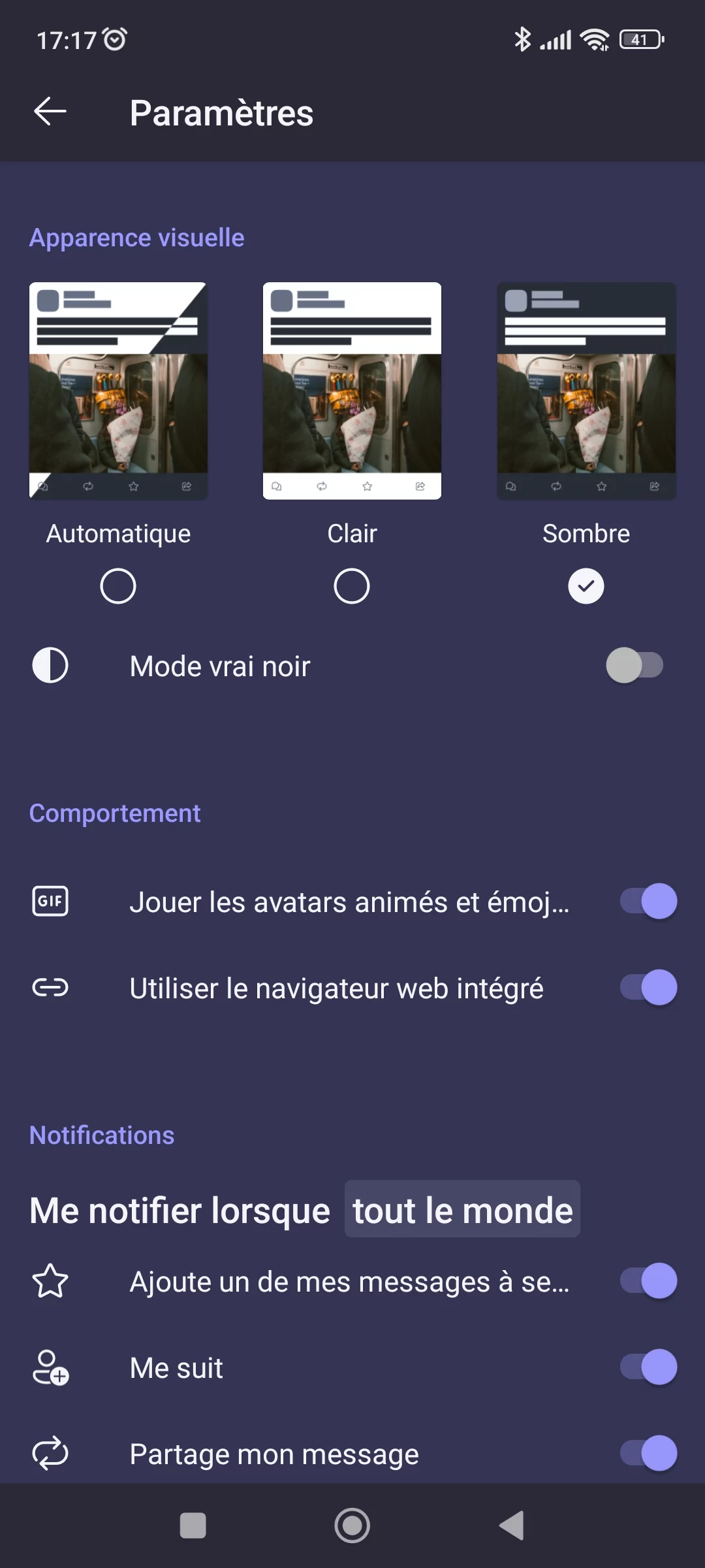 Mastodon Android © Capture d'écran