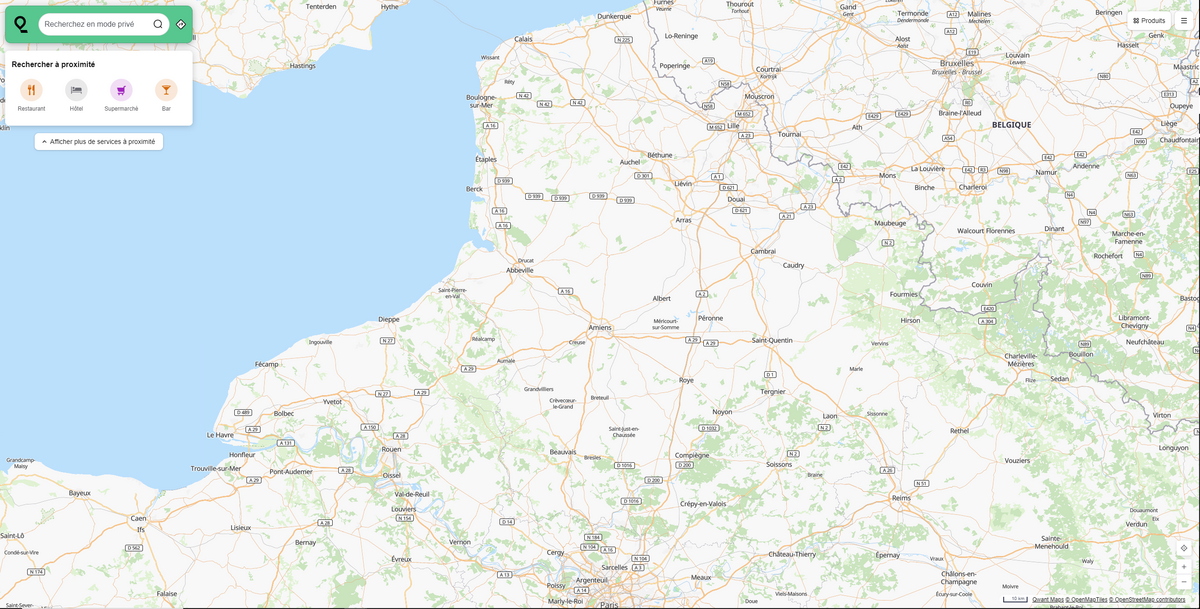 Qwant maps © Qwant