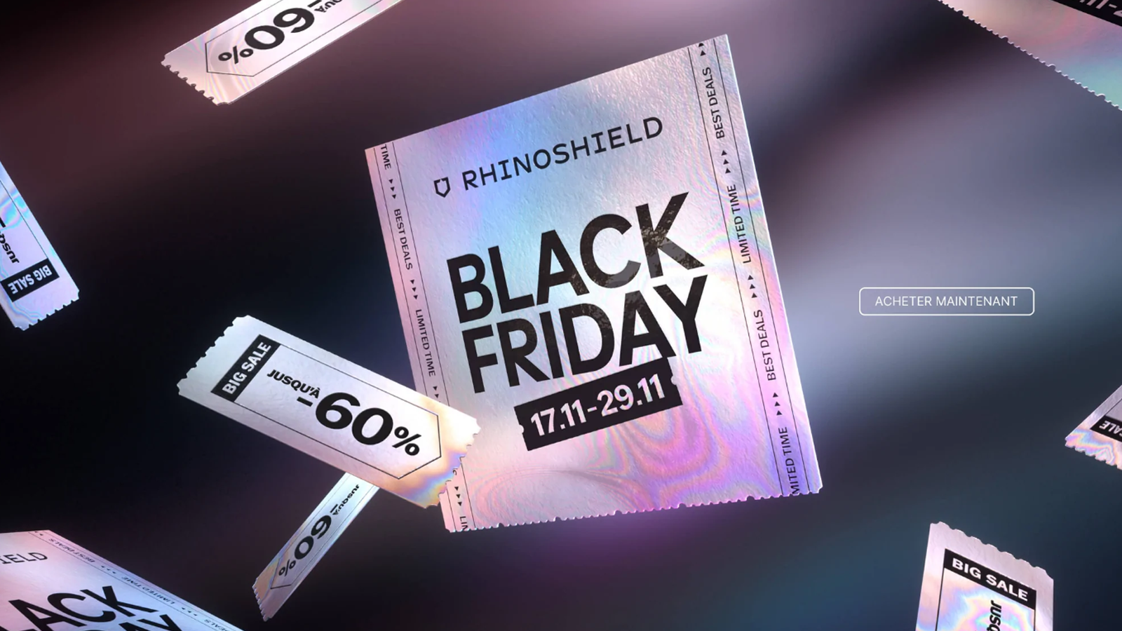 RHINOSHIELD fait son Black Friday avec un code promo exclusif